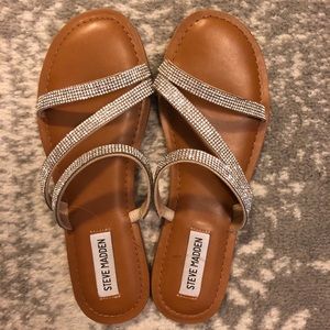 Brand new jeweled sandals